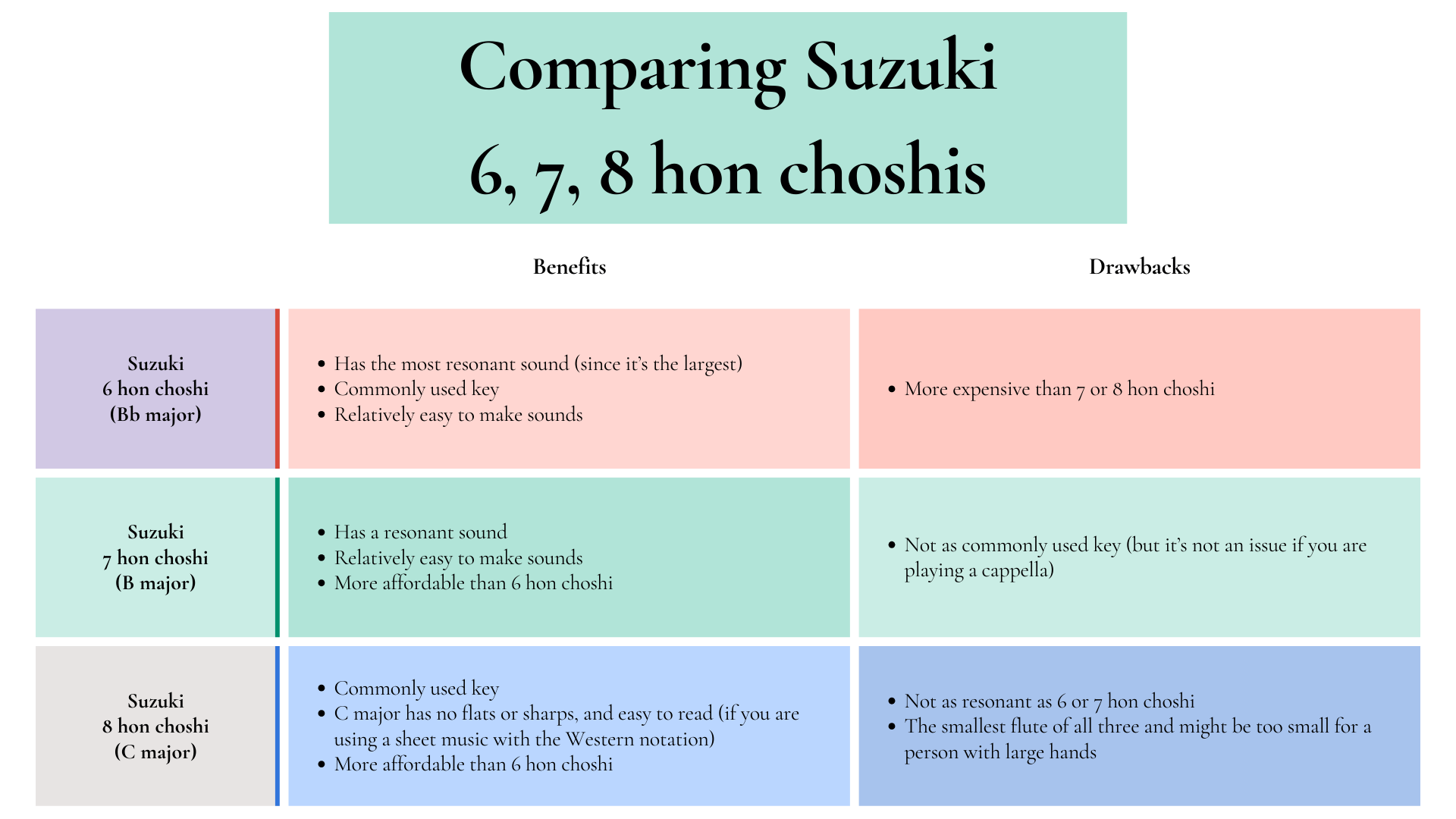 6 hon choshi, Suzuki Plastic Shinobue 